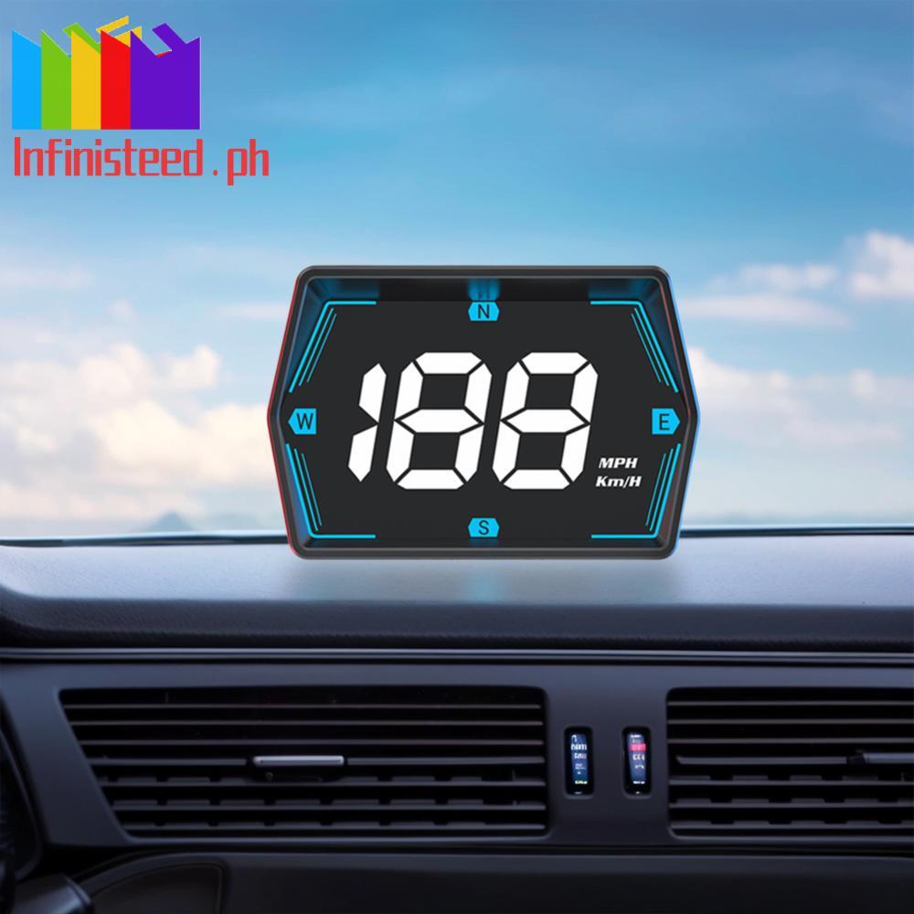 Car Digital GPS Speedometer HD LED Display Head Up Display Compass ...