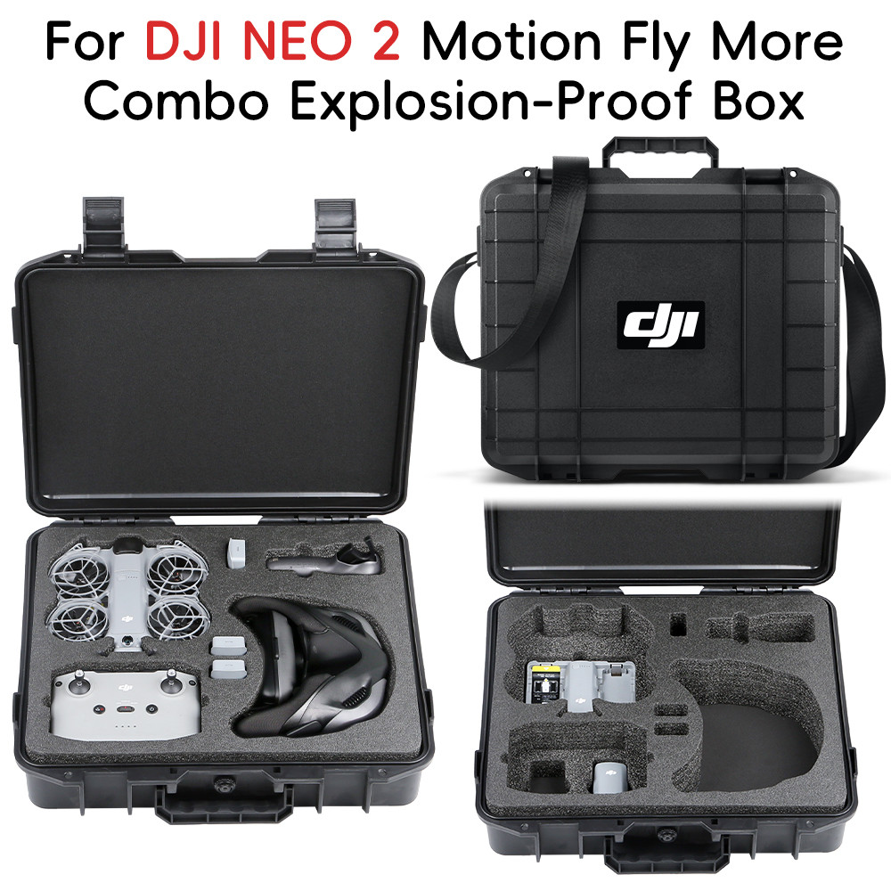 Compatible with DJI NEO 2 Hard-Shell Explosion-Proof Case, Single ...