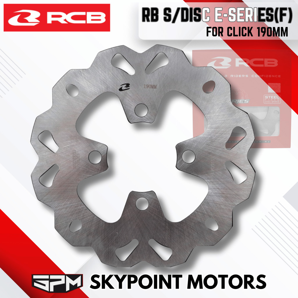 RCB STEEL DISC PLATE E-SERIES [F] CLICK (4H) 190mm (9702-560) | Shopee ...