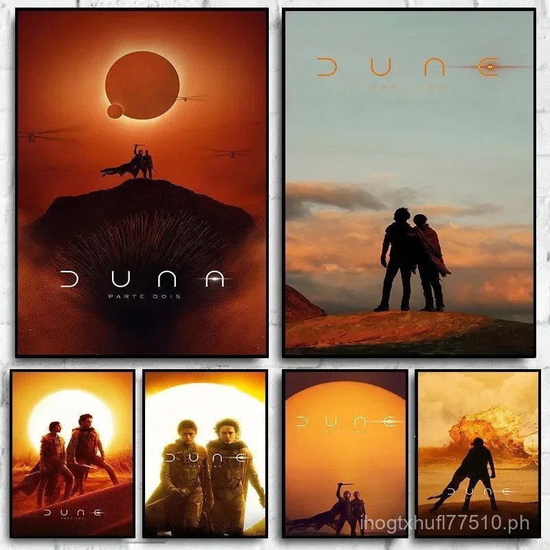 2025 Sci-fi Movie Poster Dune Part 2 Prints Art Canvas Painting for ...