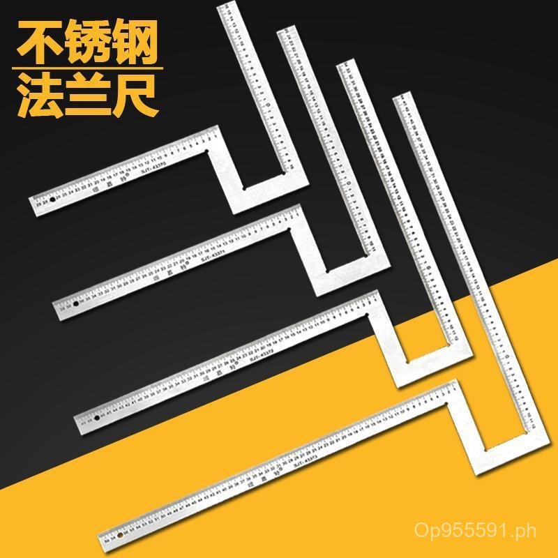 Multi-Test Ruler Wheel Hub Stainless Steel Bow-shaped Right-angle Ruler ...