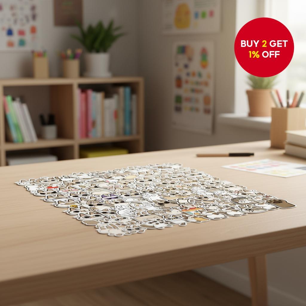 100PCS Adorable Cat Stickers - Waterproof Vinyl Decals for Laptop ...