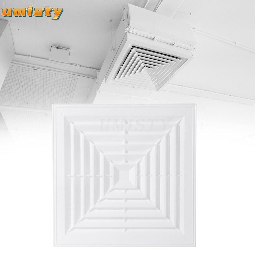 UMISTY Ventilation Cover, Square White Air Vent Grille, With Flaps ...
