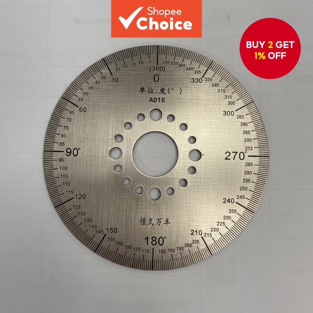 One Piece 100mm Diameter Dial Scale Degree Identification Graduated ...