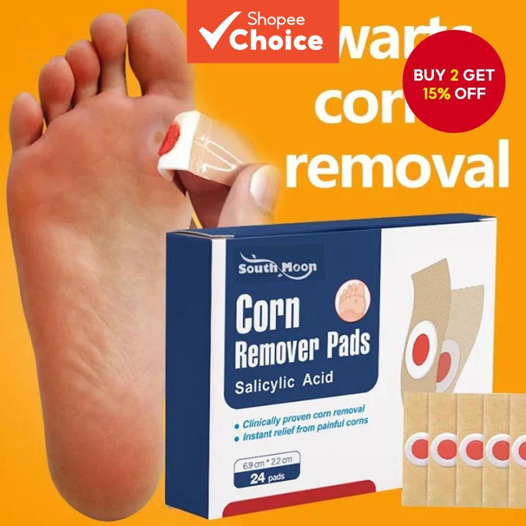 Wart Removal Patches for Feet - Medicated Corn Callus Treatment with ...