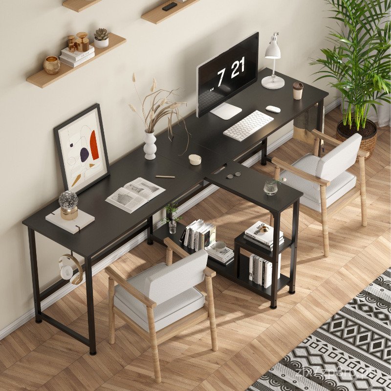Simple Modern Double Staff Office Desk Widened Side-by-Side Office ...