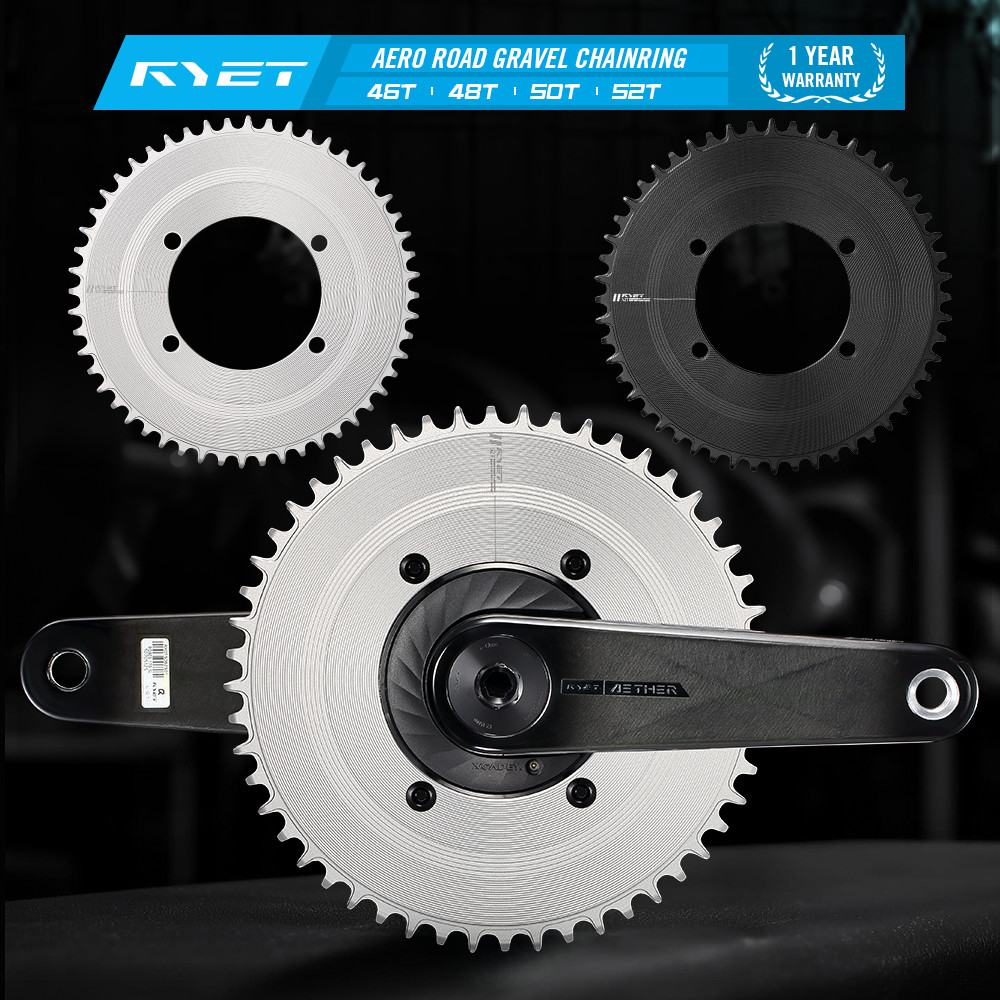 2025 RYET Aero Chainring Upgrade Kit for Shimano 11/12 Speed, 46T 48T ...