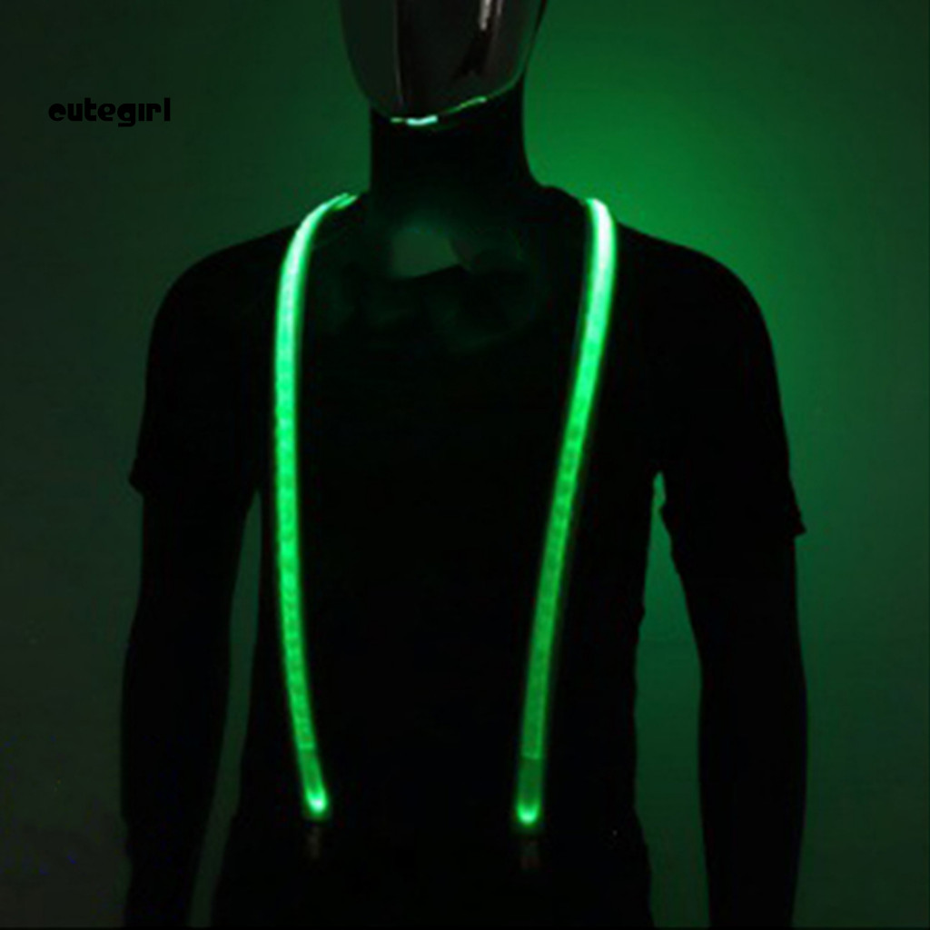 Luminous Strap Suspender Stylish Men Suspender Led Glow Suspenders for ...