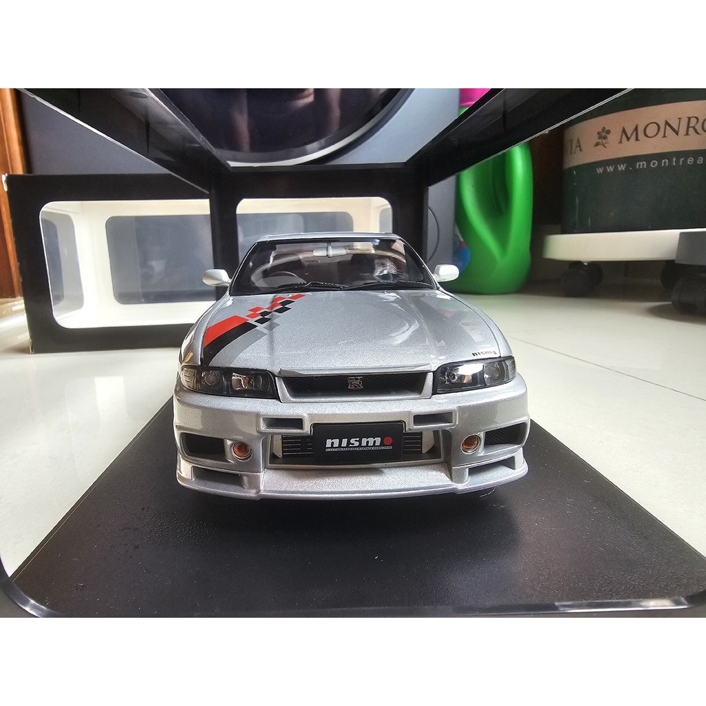 AUTOart 1/18 r33 nismo GTR nissan nissan Alloy Full Open jdm Car Model ...