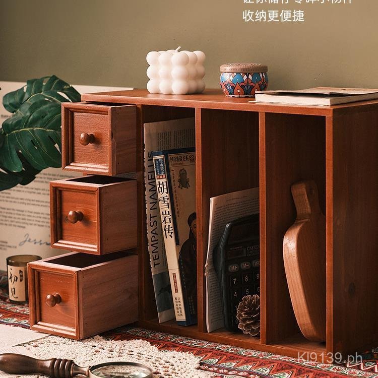 New Storage Box Desktop File Living Room Storage Cabinet Tea Cup Solid ...