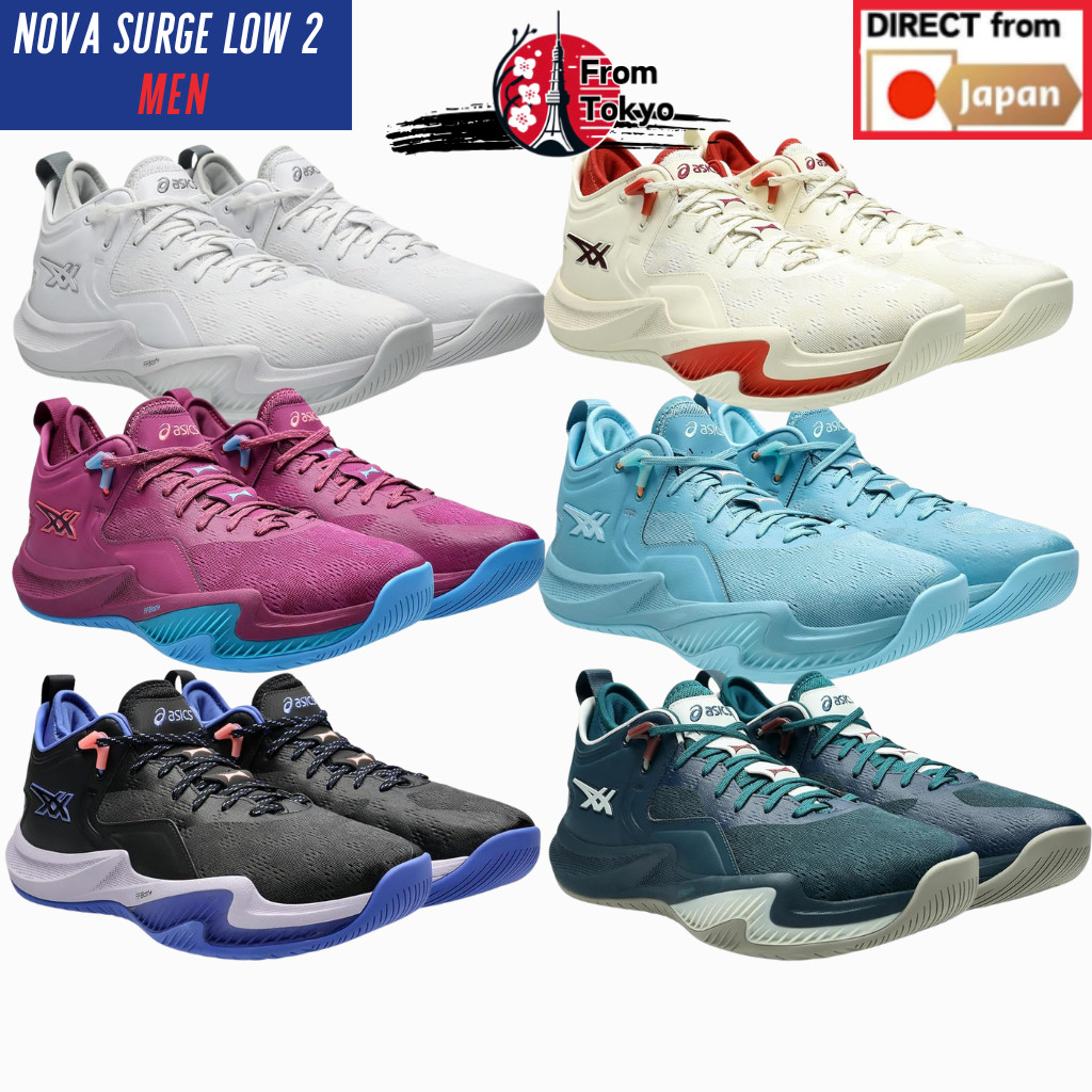 ASICS Men's Basketball Shoes NOVA SURGE LOW 2 1061A051 Various