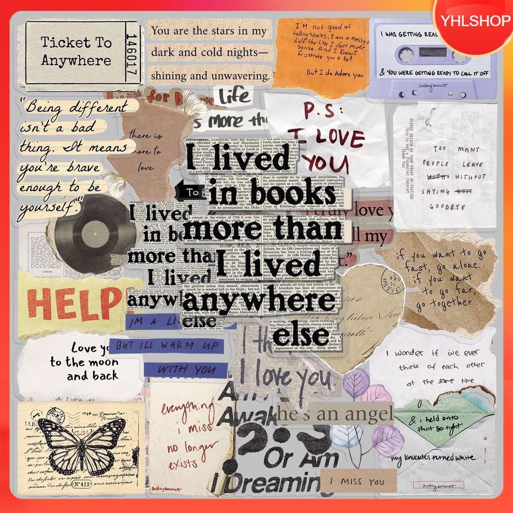 Shipped From Thailand 50 Designs -PET- Poetry Poems Quotes literature ...