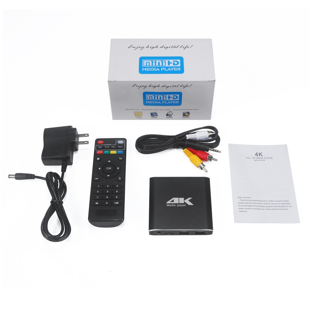 4K Blu-ray HD Player Power-on Loop Playback U Disk SD Card PPT ...