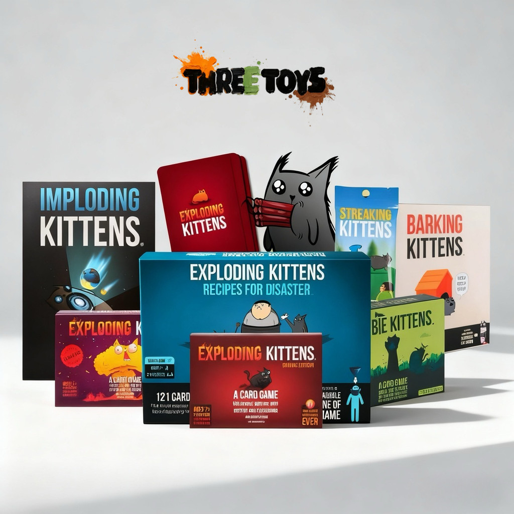 Exploding Kittens Card Board Game Party Get-together Drinking Cards ...