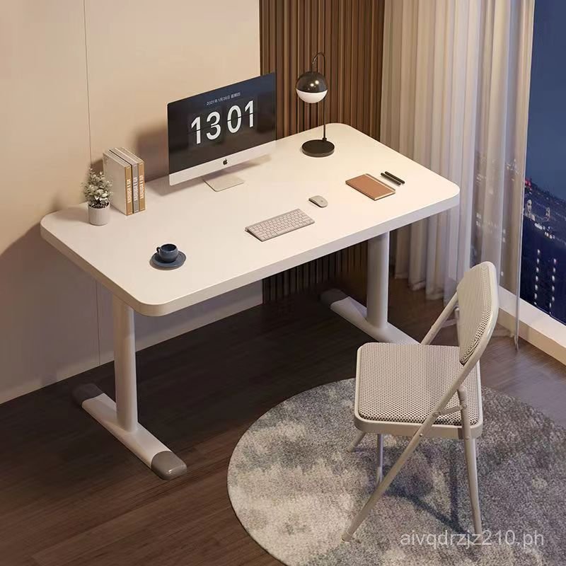 Computer Desk for Bedroom Study Home Use Adjustable Height Desktop ...