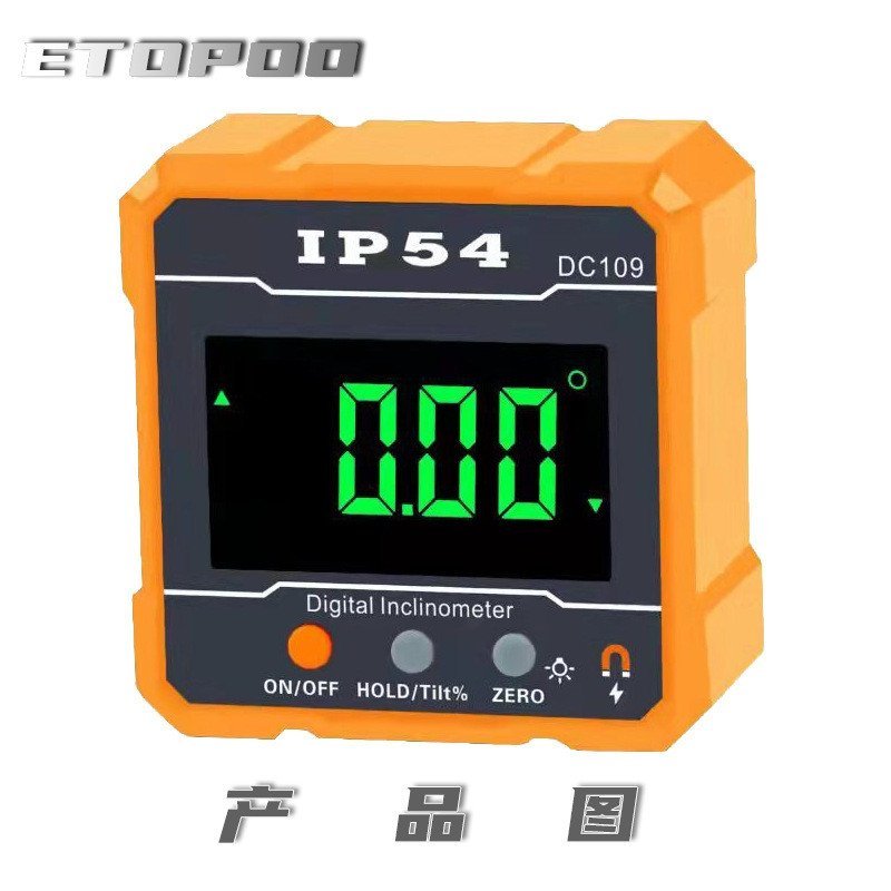 ETOPOO Inclinometer4*90Degree IP54 LCD Screen Strong Magnetic Digital ...