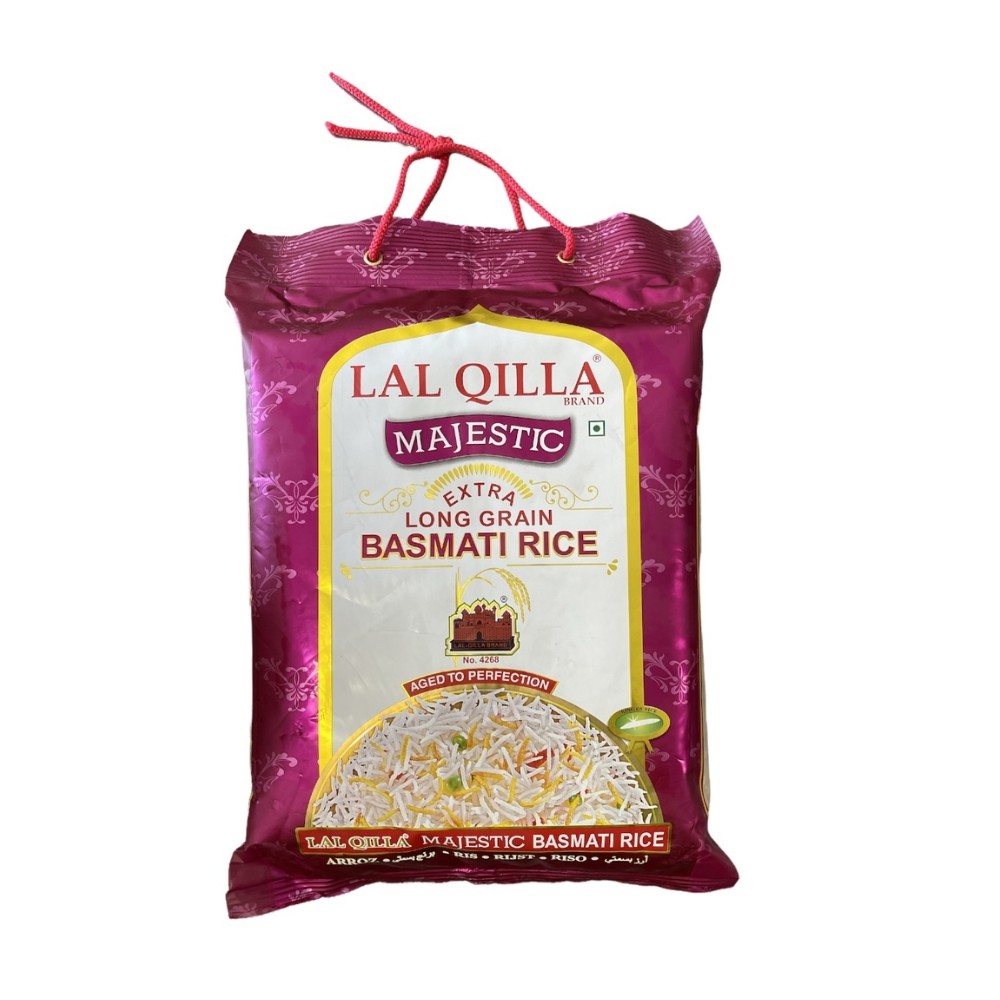Lal Qilla Majestic Basmati Rice 10kg –Premium Aged Long Grain ...