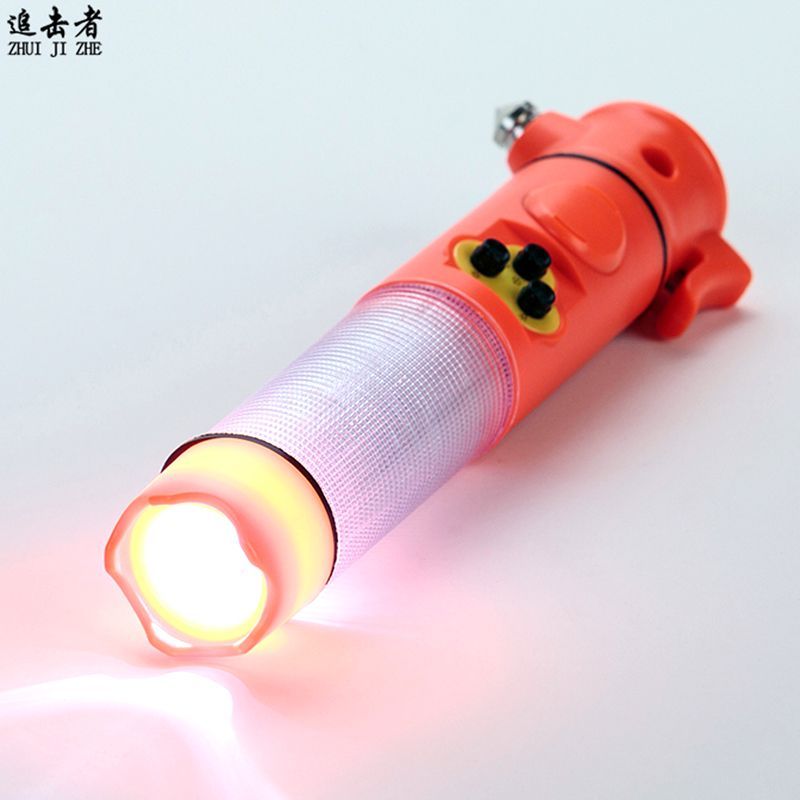 Multifunctional Outdoor Six-in-One Flashlight with Light Sound Fire ...