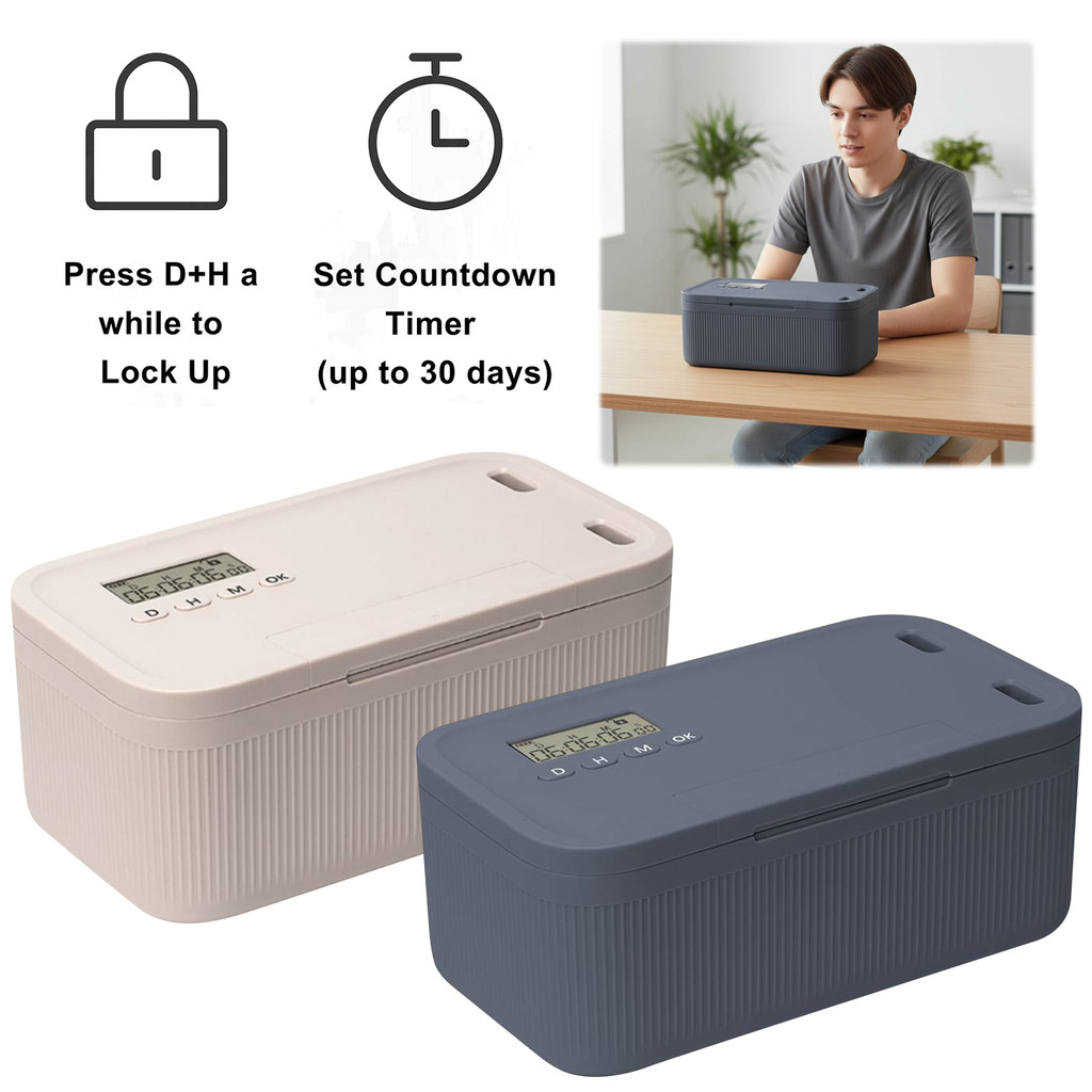 Smart Phone Lock Box Mit Timer 2025 – Selbstdisziplin, Konzentrationsfördernd, Für Android & IOS, Blickdicht