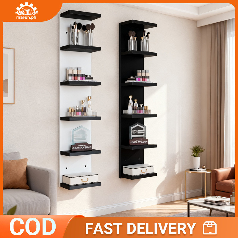 Wall Rack Hanging Display Rack Bookshelf Shelf Wall Mounted Wood ...