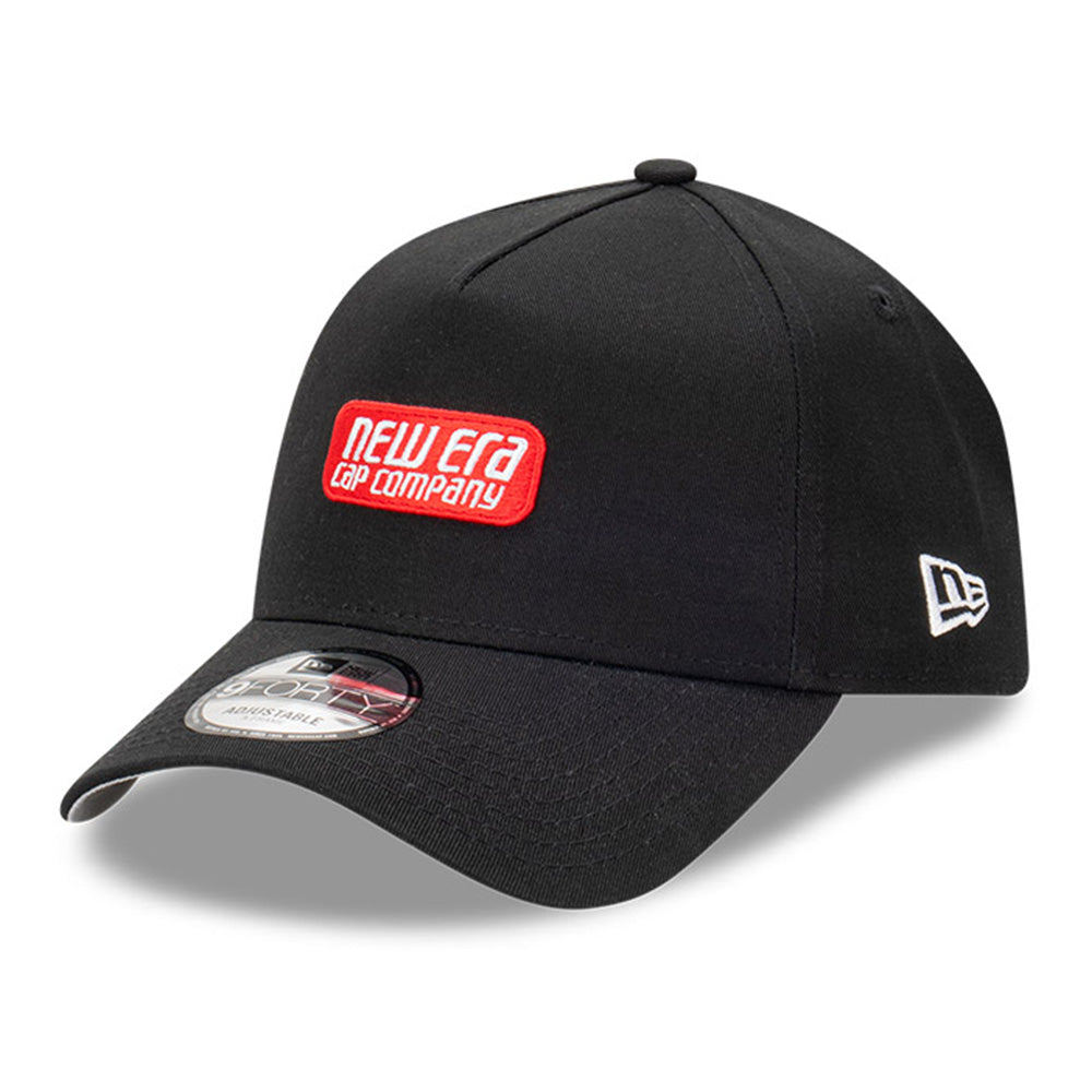 New Era Capsule Logo Black 9FORTY A-Frame Snapback Cap | Shopee Philippines
