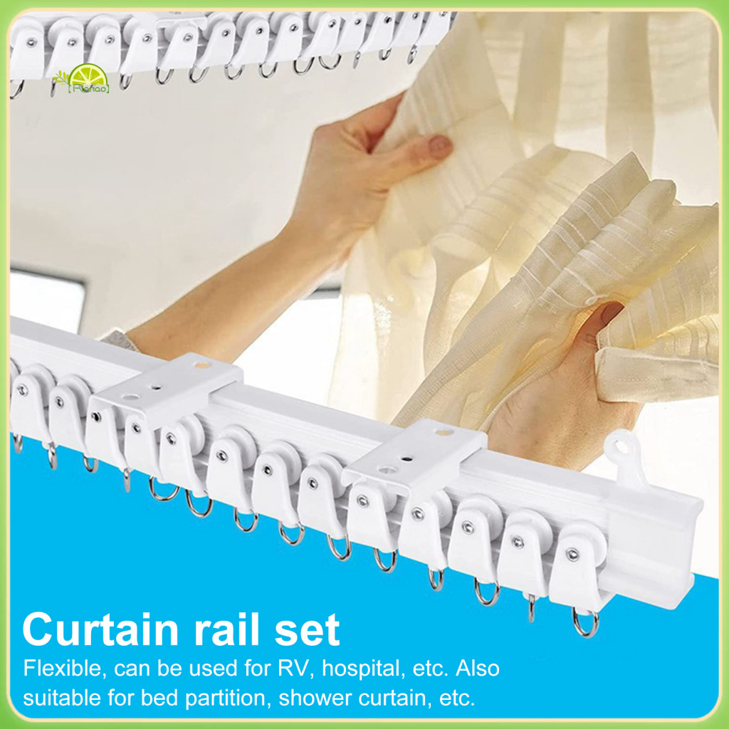 Smooth Gliding Curtain Track System Bendable Curtain Track Flexible ...