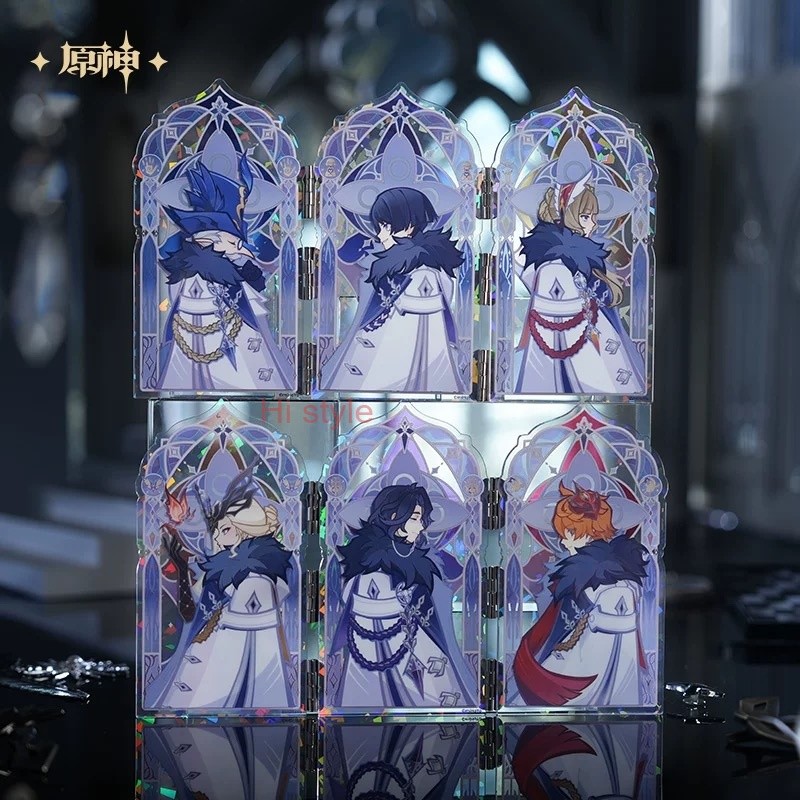 Genshin Impact Fatui Frost Mark and Power Flame Series Transparent ...