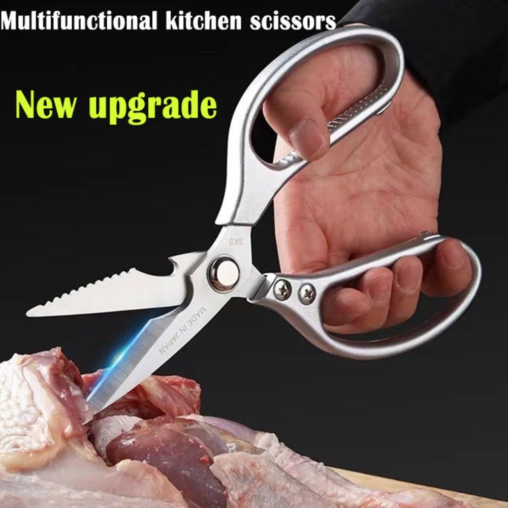 Stainless Steel Kitchen Scissors Multipurposes Shears tool Meat ...