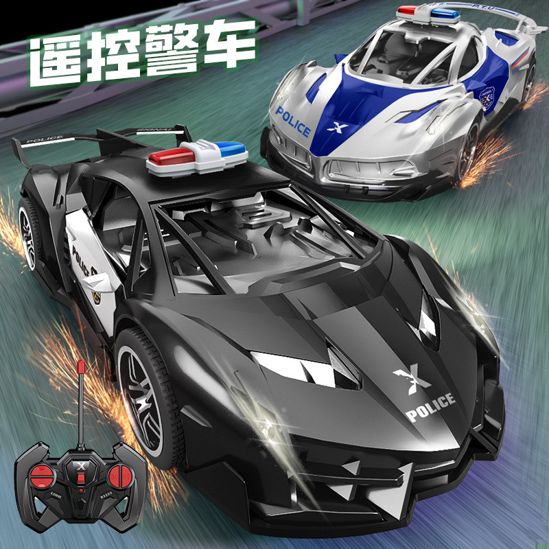 1:22Electric Remote Control Police Car Toy rc Drift Four-Way Openable ...