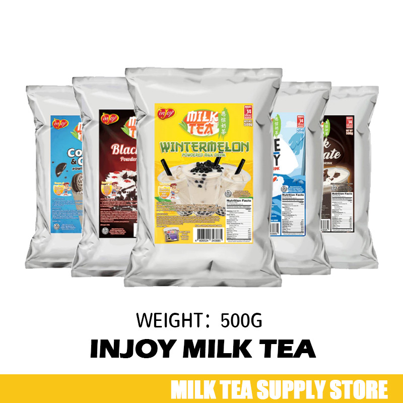 500G Injoy Milk Tea Powdered Drink Flavor Multiple Flavors | Shopee ...