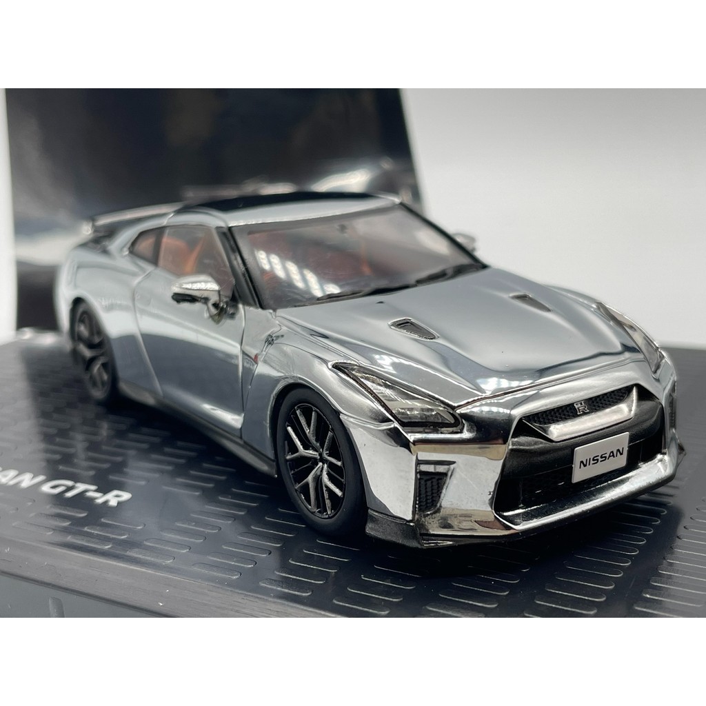 1/43 Original Factory Nissan GTR R35 Limited Electroplating Silver ...