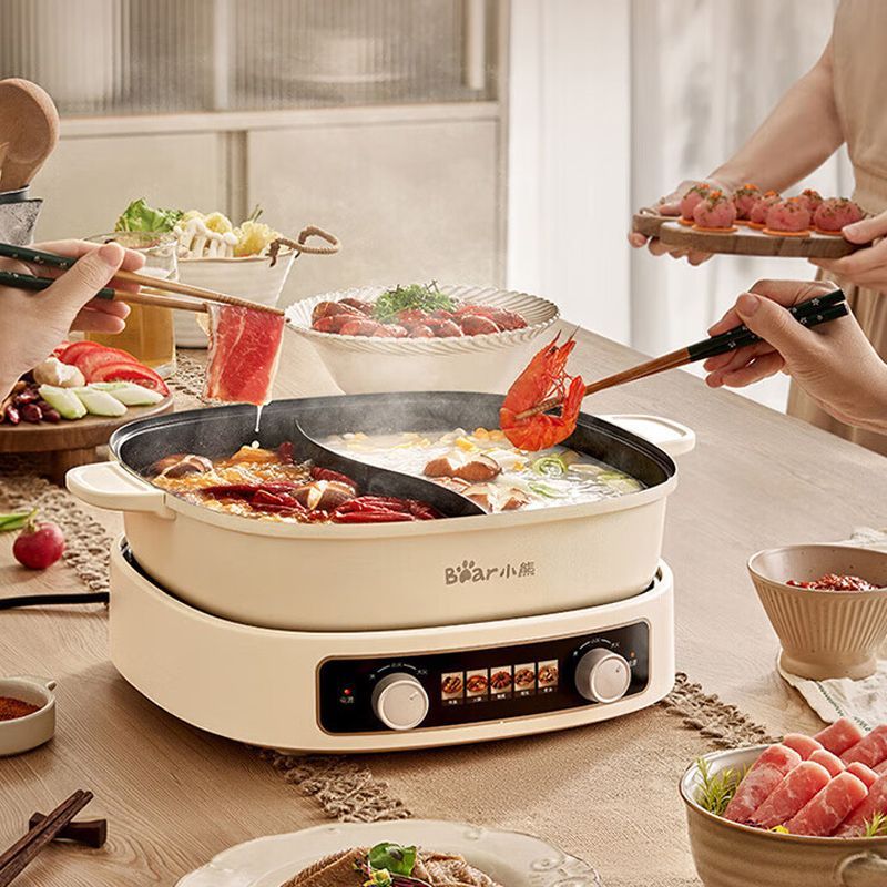 Little Bear Electric Hot Pot Pot Household Split Electric Pot Hot Pot ...