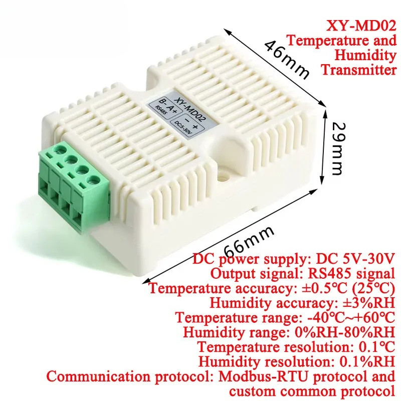 XY-MD02 Temperature and Humidity Transmitter Detection Sensor Module ...