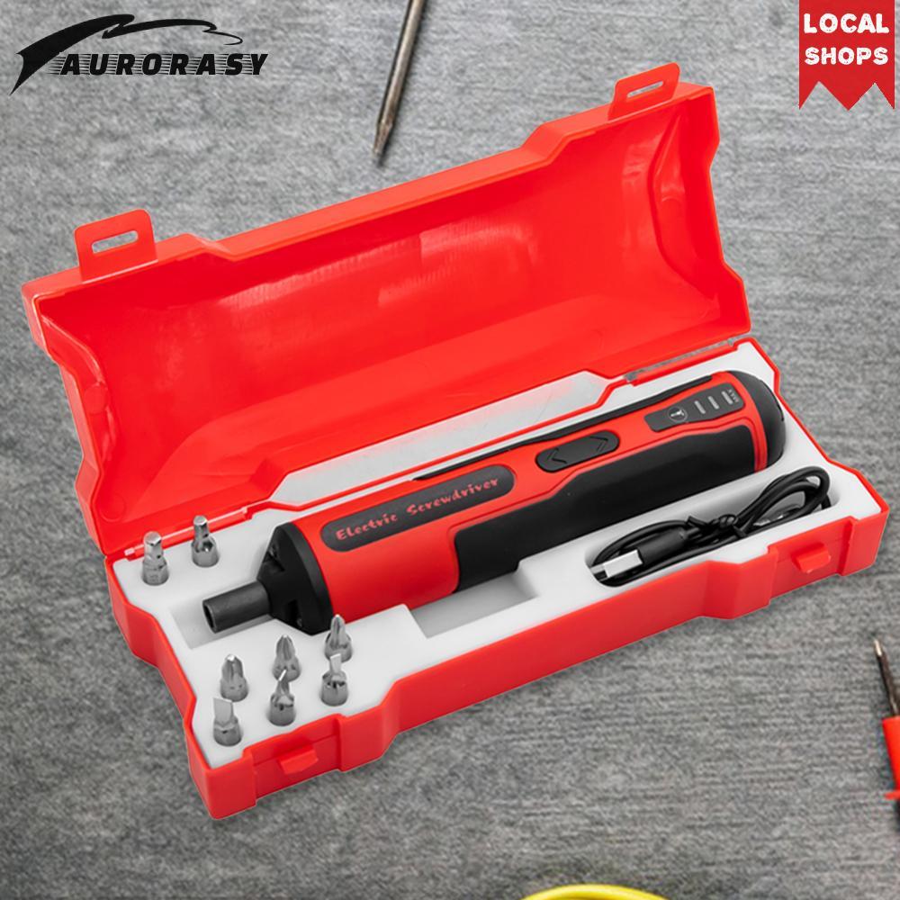 Electric Screwdriver Sets with LED Lights Rechargeable Cordless ...