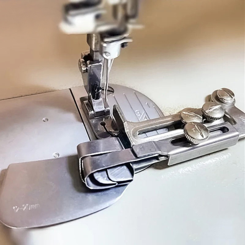 BTF Adjustable Hemming Roller Crimping Folder Sewing Rolled Hemmer Foot ...