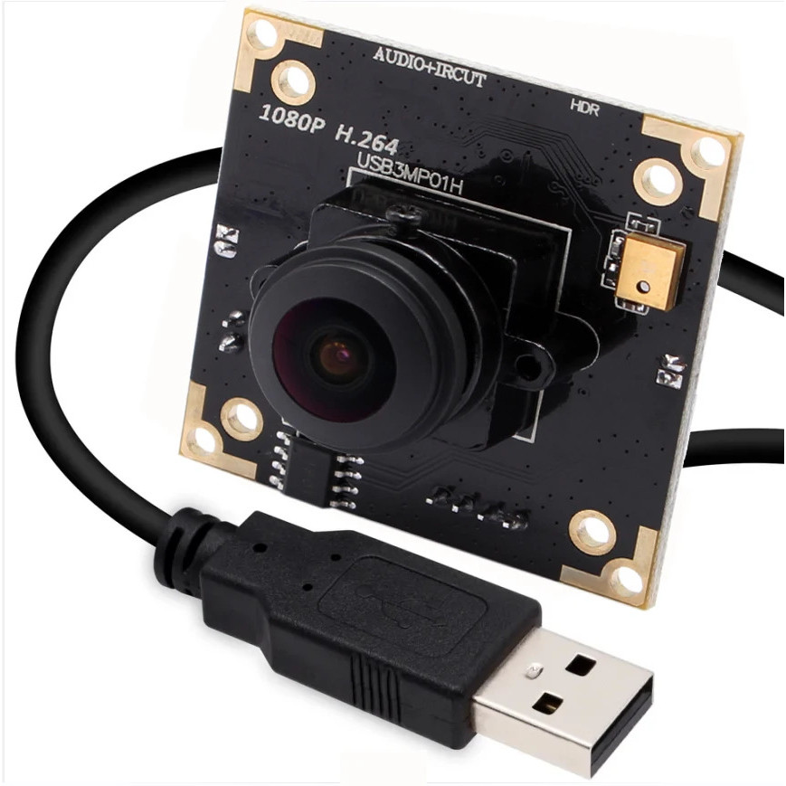 180 Degree Fisheye Webcam 3mp Wdr Usb Camera Module H.264 Ar0331 30fps ...