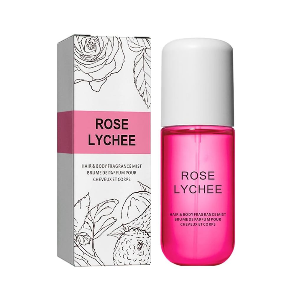 Rose Lychee Perfume, Hair and Body Fragrance Mist, Women Men Perfume ...