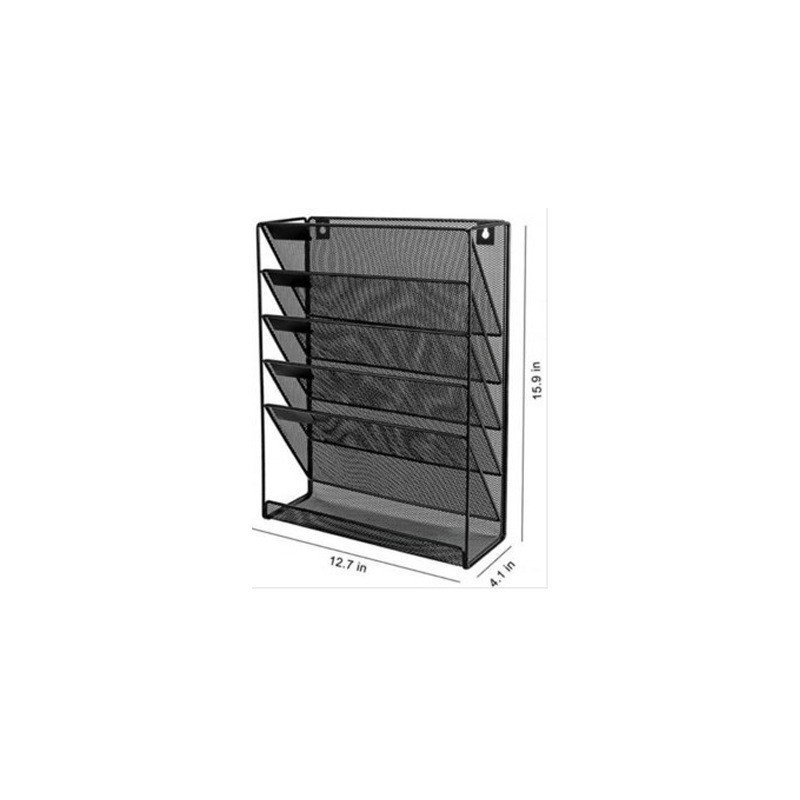 Storage Rack Wall Surface Desk5Organizer Hanging Letter Storage Rack ...