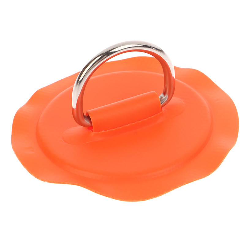 【LMPH】 1Pc Surfboard Dinghy Boat PVC Patch Stainless Steel D Ring Deck ...