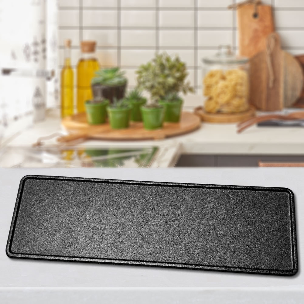 15.1 X 4.7in Cast Iron Griddle for Stovetop Flat Top Griddle ...