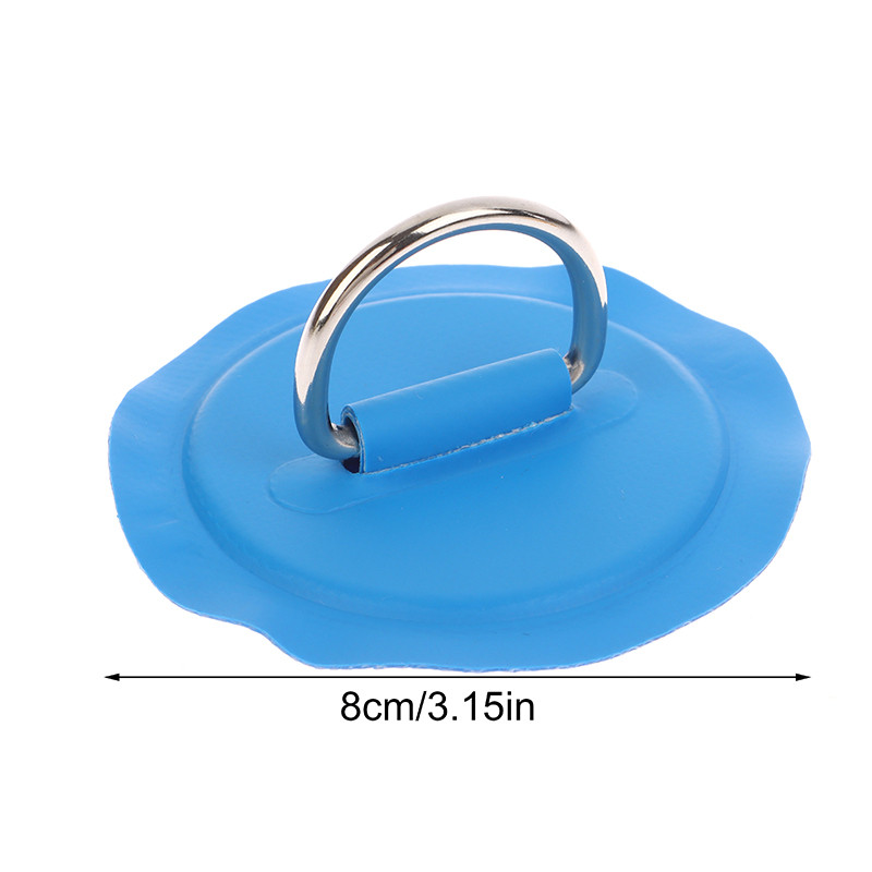 【LMPH】 1Pc Surfboard Dinghy Boat PVC Patch Stainless Steel D Ring Deck ...
