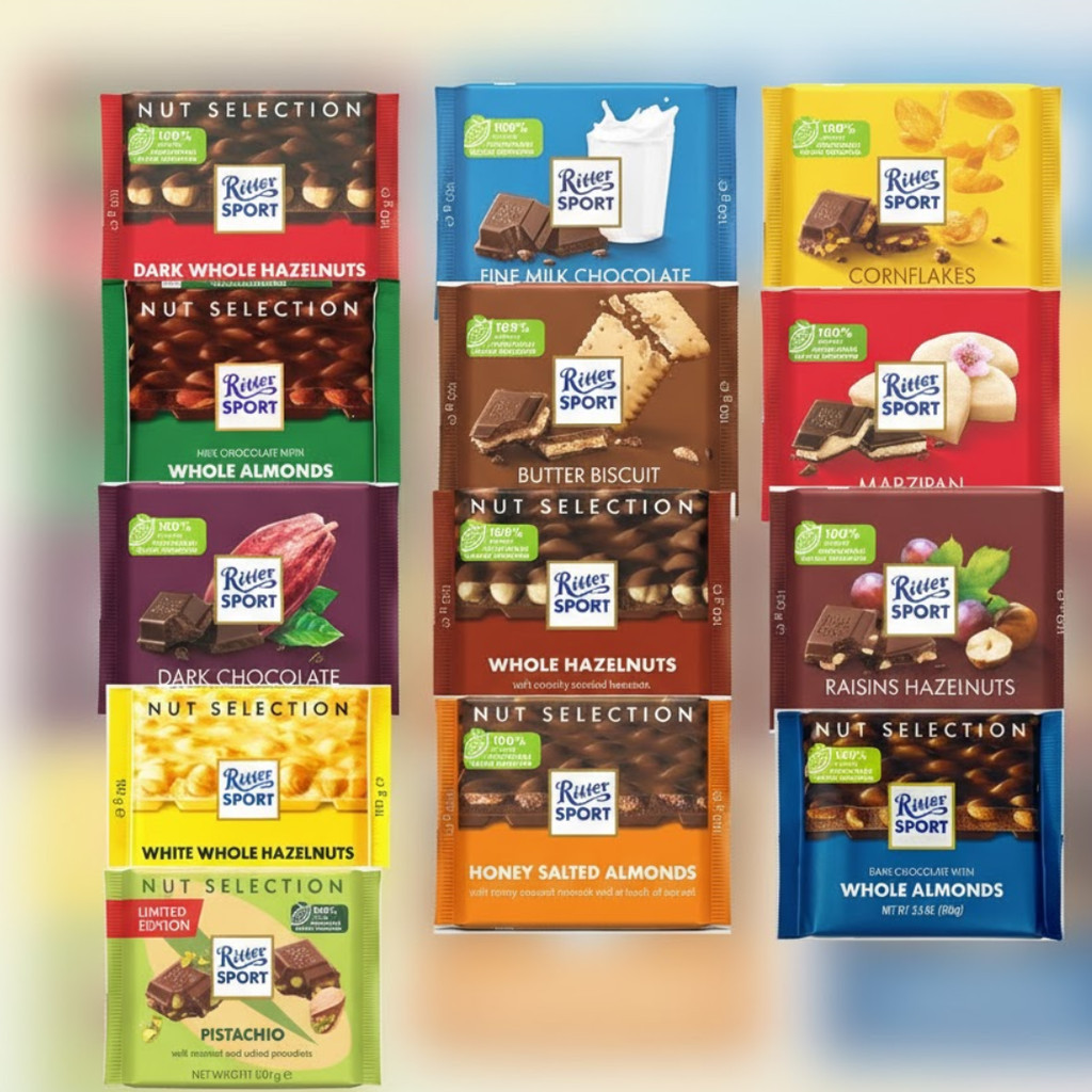 Ritter Sport Chocolate Bar 100g Made In Germany [Best Before Date: May ...