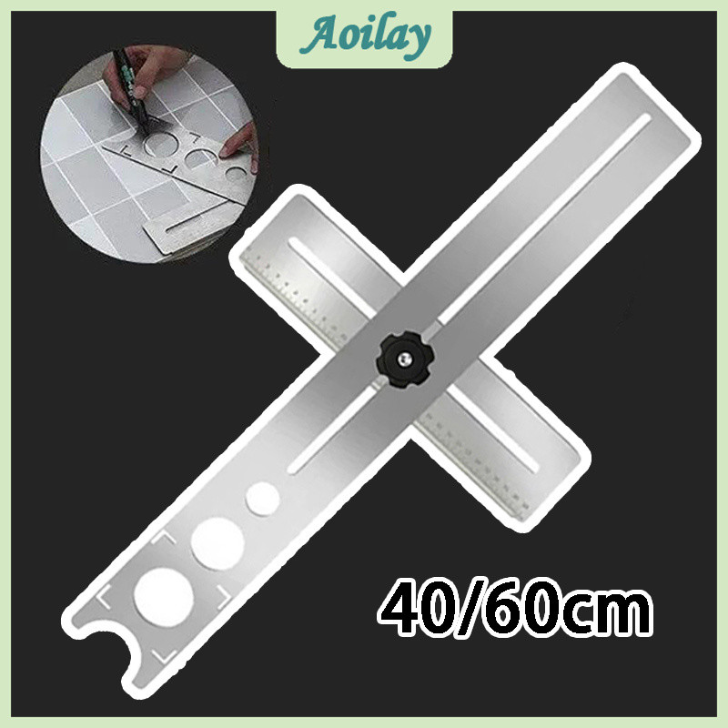 Tile Locator Marking Position Ruler Adjustable Wall And Floor Tile ...