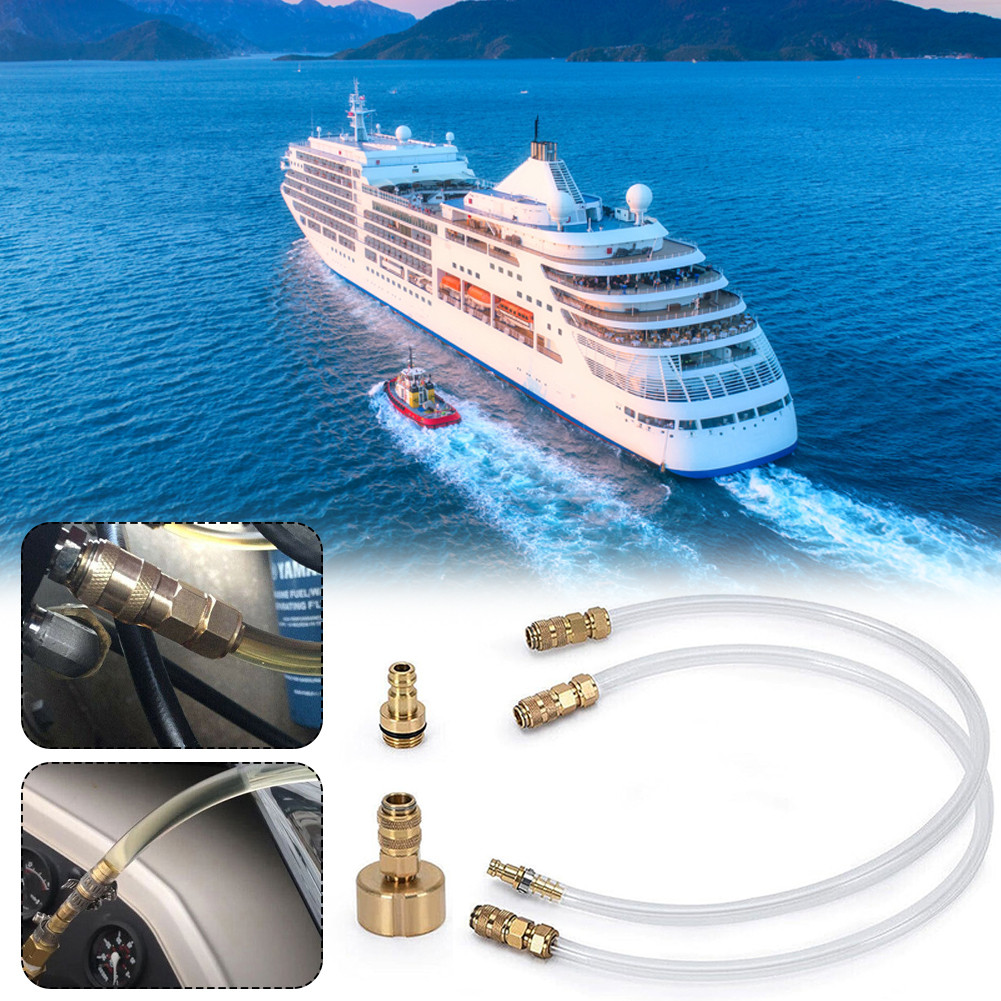 Bleed Kit & Fill Kit with Leak Free Brass Fitting Oil Filler Kit Rust ...