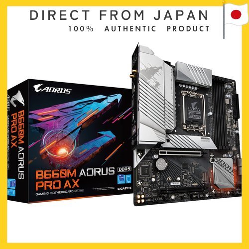 GIGABYTE B660M AORUS PRO AX Rev.1.x Motherboard Micro-ATX [Intel B660 ...
