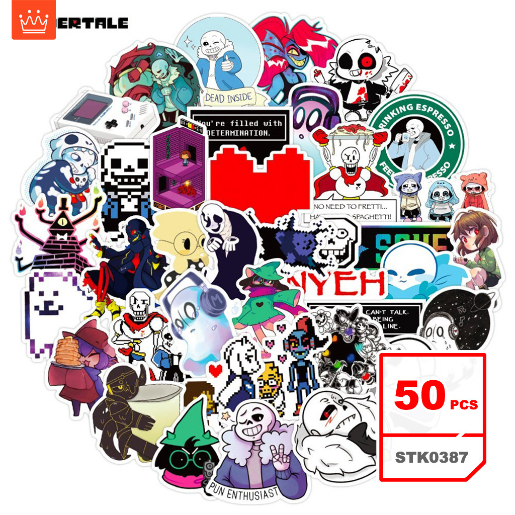 Undertale Stickers Set Video Games Graffiti Sticker Waterproof Decals ...