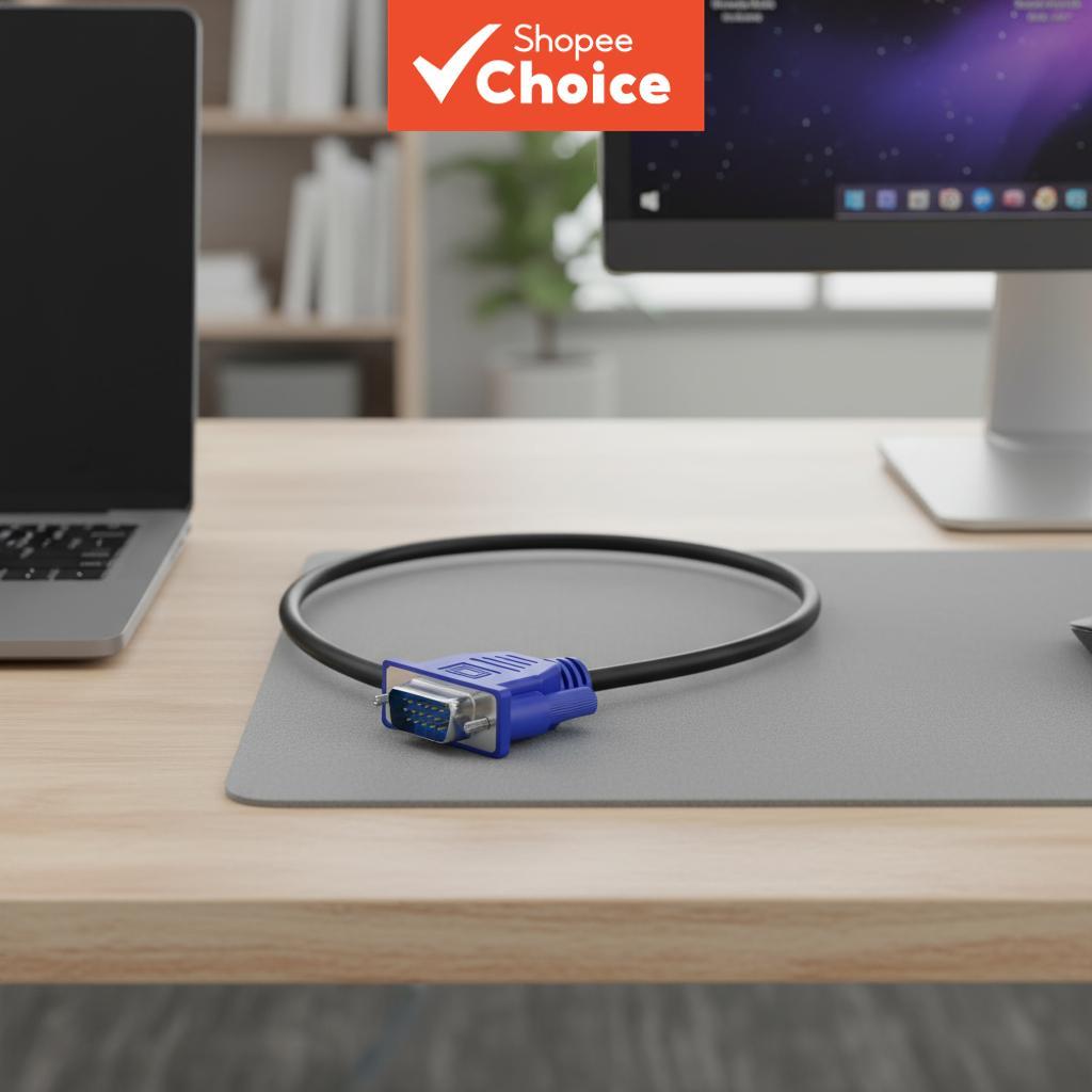 VGA 3+5 Pin Cable for Computer Monitor to TV and Projector Data Link ...