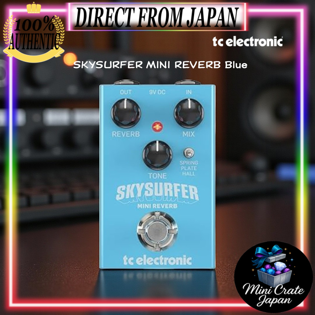 Tc Electronic Digital Reverb Pedal Compact Size Selectable 