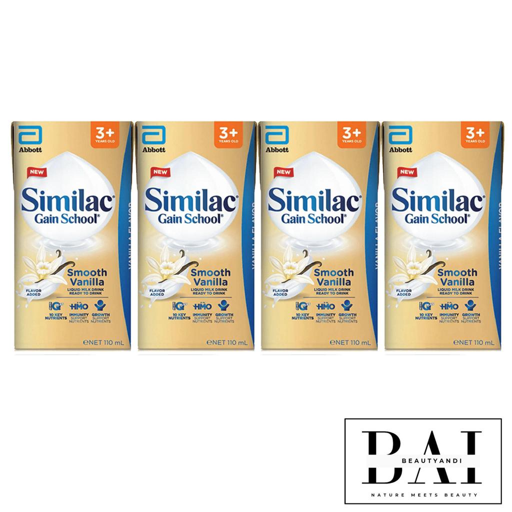 Similac gain School liquid 110ml x4pack | Shopee Philippines