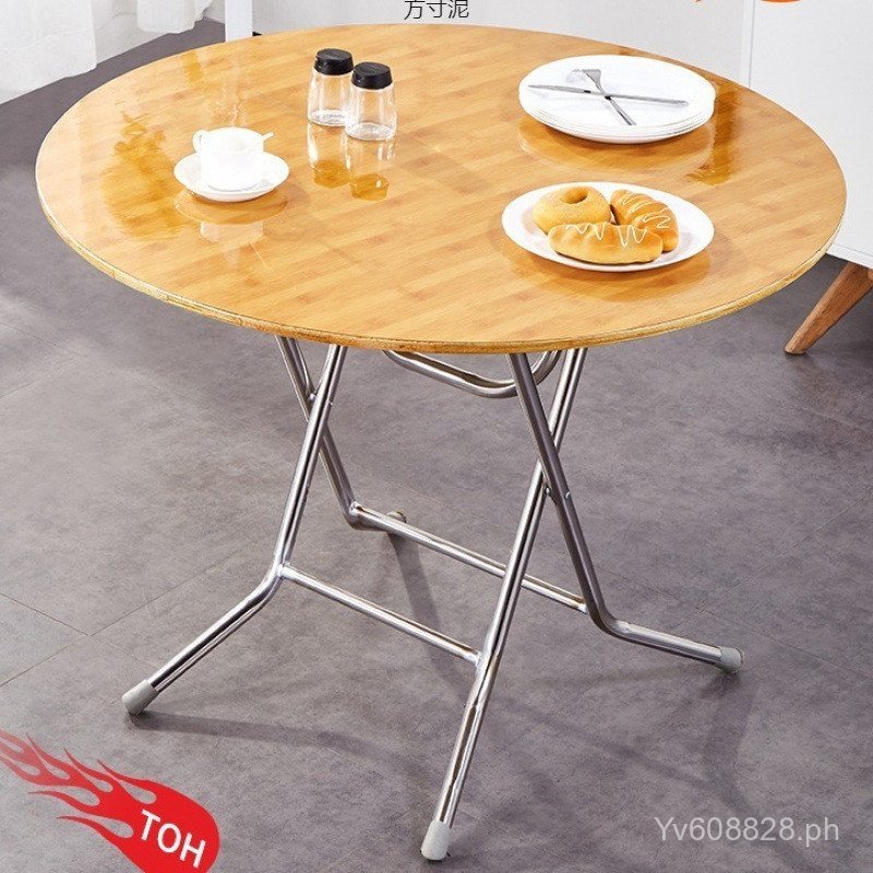 Resin Dining Table Large Round Table Simple Country Style Home Use ...